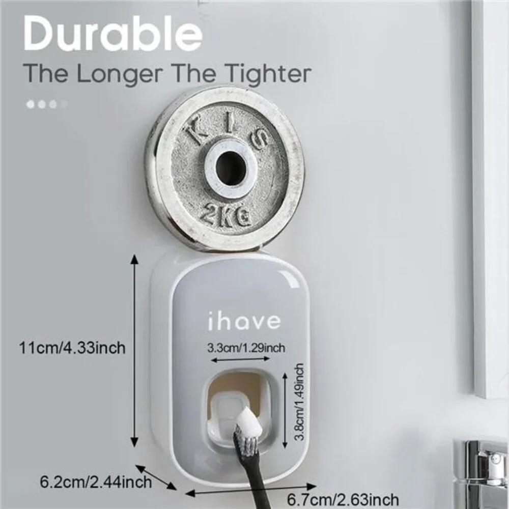 🦷 Wall-Mounted Automatic Toothpaste Dispenser – Hands-Free & Easy to Install ✨